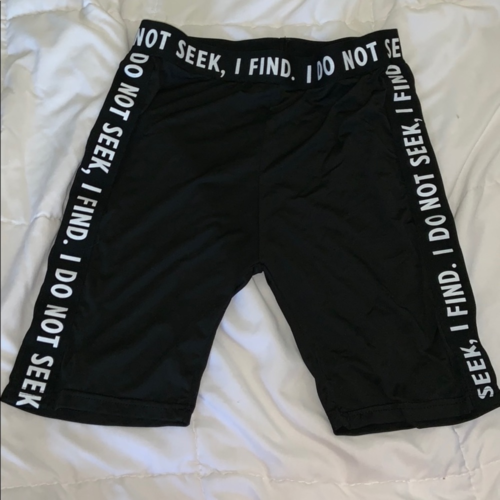 Black Biker Shorts